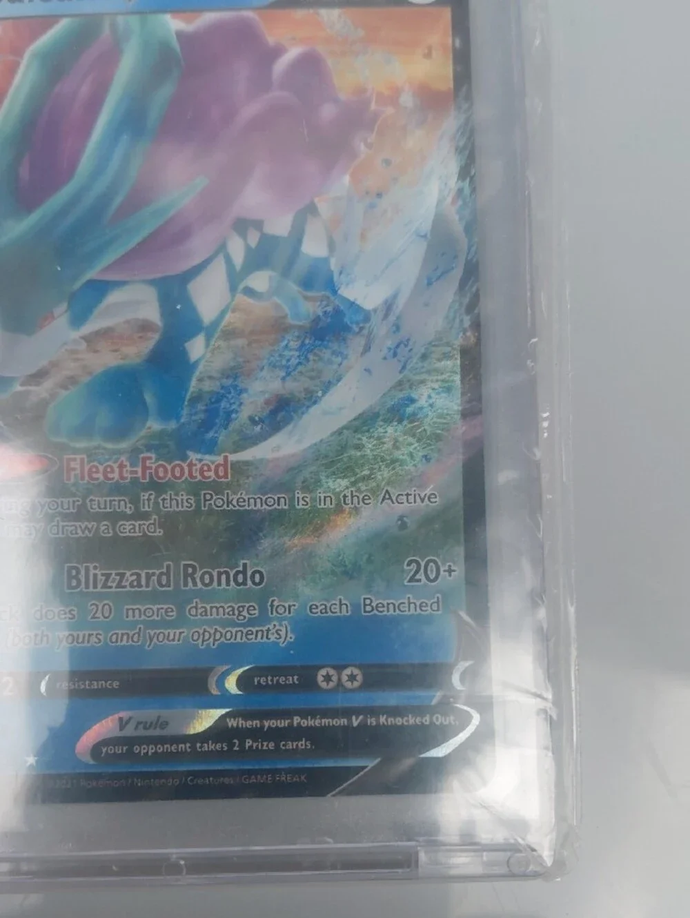 Carmine Trainer Supporter Card - Silver/Gray With 2 More One V